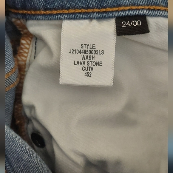 Veronica Beard Carly High Rise Bleach Above Ankle Crop Splatter Jeans Size 24 - Picture 7 of 8